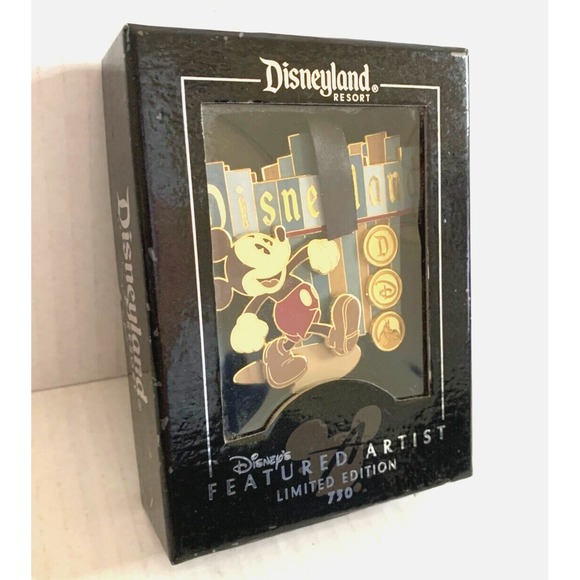 Other - Disneyland 2006 Mickey Disneyland Sign Jumbo Pin 750 Ltd Edit Mike Wood Artist